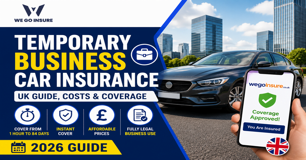 Temporary Business Car Insurance UK, Complete Guide, Costs & Coverage in 2026
